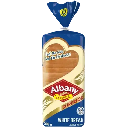 Albany Superior White Bread 700g